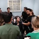 Dr Zack Ally teaching live demonstration