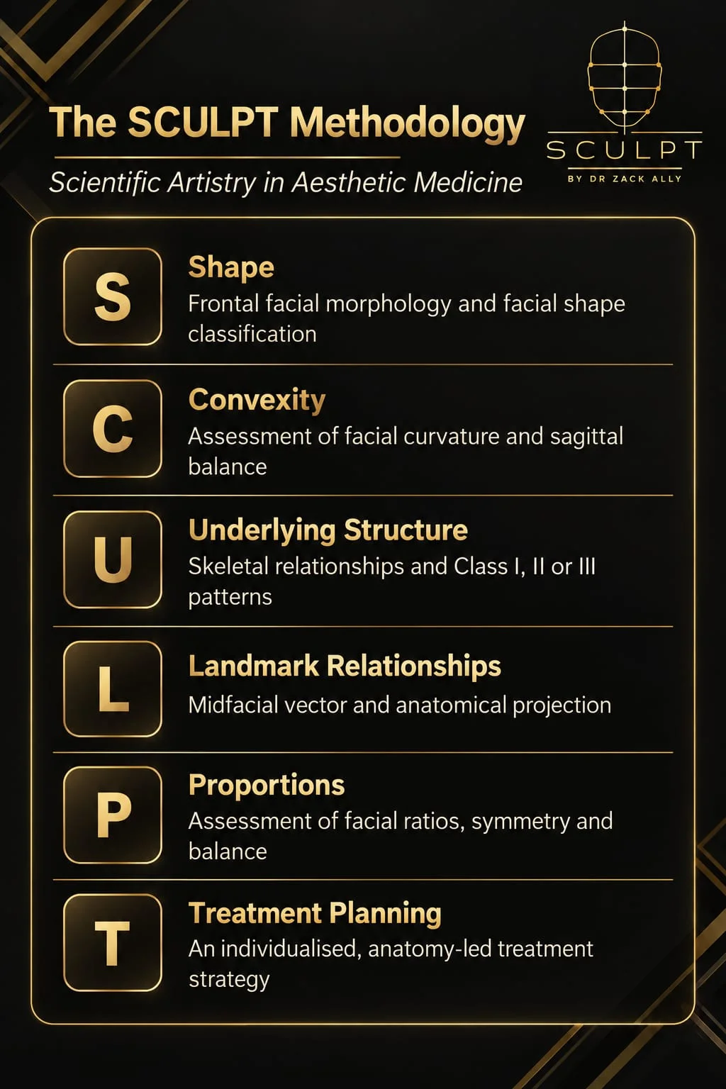 The SCULPT Methodology: Shape, Convexity, Underlying Structure, Landmark Relationships, Proportions, Treatment Planning